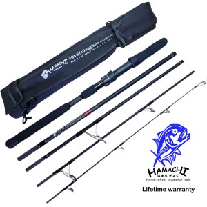 Hamachi XOS GT'n'Doggie Extreme Traveller 9'6 5-piece travel rod with carry bag